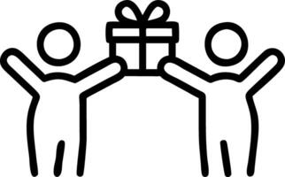 Soft abstract background with siblings exchanging surprise gifts joyful expressions on their faces vector