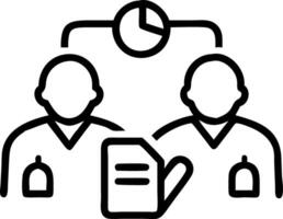 Soft abstract digital art of doctors collaborating over patient charts vector