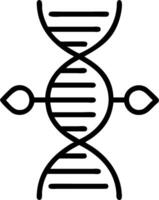 Soft focus DNA helix transforms into data stream vector