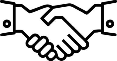 Soft focus handshake merges with circuit board vector