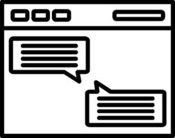 Conversation Icon Design Symbol vector