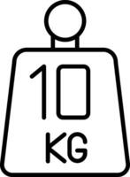 Weights Icon Design Symbol vector