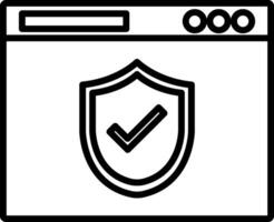 Web Security Icon Design Symbol vector