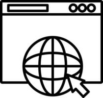 Web Page Icon Design Symbol vector