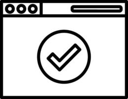 Web Browser Icon Design Symbol vector
