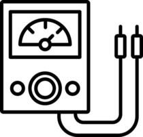 Voltmeter Icon Design Symbol vector