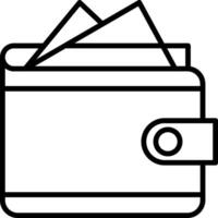 Wallet Icon Design Symbol vector