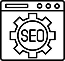 Seo Icon Design Symbol vector