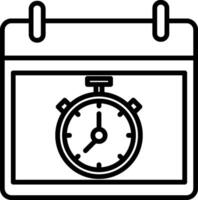 Timer Icon Design Symbol vector