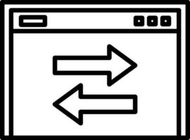Transfer Data Icon Design Symbol vector