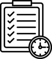 Time Planning Icon Design Symbol vector
