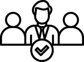 Team Icon Design Symbol vector