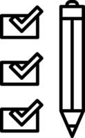 Survey Icon Design Symbol vector