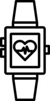 SmartWatch Icon Design Symbol vector