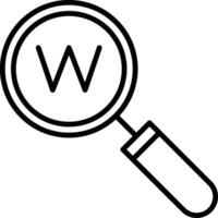 Keyword Icon Design Symbol vector