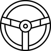 Steering Wheel Icon Design Symbol vector