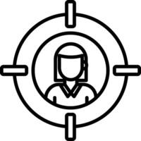 Target Icon Design Symbol vector