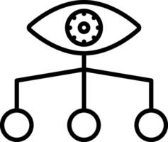 Supervision Icon Design Symbol vector