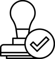 Stamp Icon Design Symbol vector
