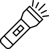 Torch Icon Design Symbol vector