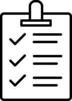 Task List Icon Design Symbol vector