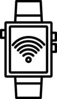 Smartwatch Icon Design Symbol vector