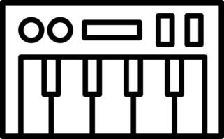 Piano Icon Design Symbol vector