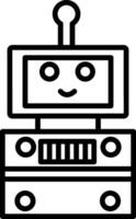 Robot Icon Design Symbol vector