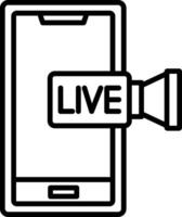 Streaming Icon Design Symbol vector