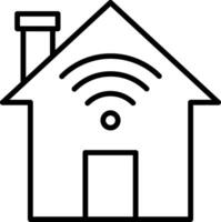 Smart Home Icon Design Symbol vector