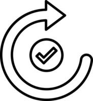 Refresh Icon Design Symbol vector