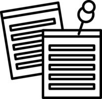 Sticky Notes Icon Design Symbol vector