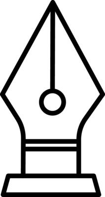 Pen Tool Icon Design Symbol