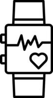 Smart Watch Icon Design Symbol vector