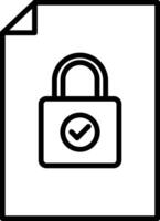 Lock Icon Design Symbol vector
