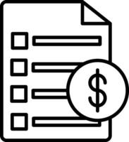 Invoice Icon Design Symbol vector