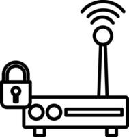 Router Icon Design Symbol vector