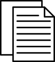 Papers Icon Design Symbol vector