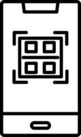 Qr Code Icon Design Symbol vector