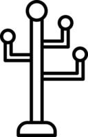 Coat Rack Icon Design Symbol vector