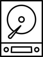 Harddisk Icon Design Symbol vector