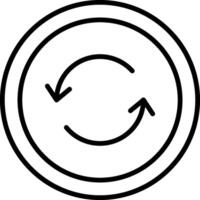 Refresh Icon Design Symbol vector