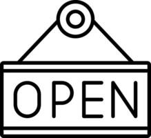 Open Icon Design Symbol vector
