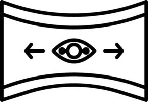 Panoramic View Icon Design Symbol vector