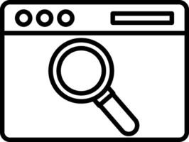 Search Icon Design Symbol vector