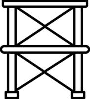 Scaffolding Icon Design Symbol vector