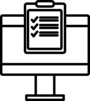 Online Job Icon Design Symbol vector