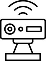 Motion Sensor Icon Design Symbol vector