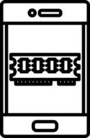Ram Icon Design Symbol vector