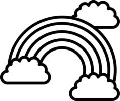 Rainbow Icon Design Symbol vector